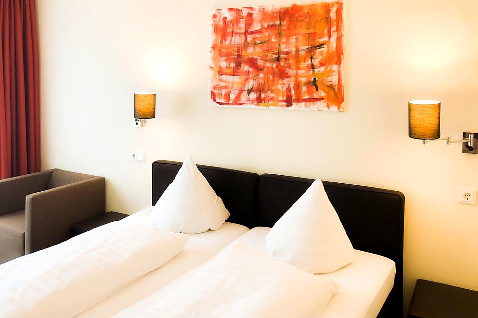 Komfort-Doppelzimmer mit Sitzecke