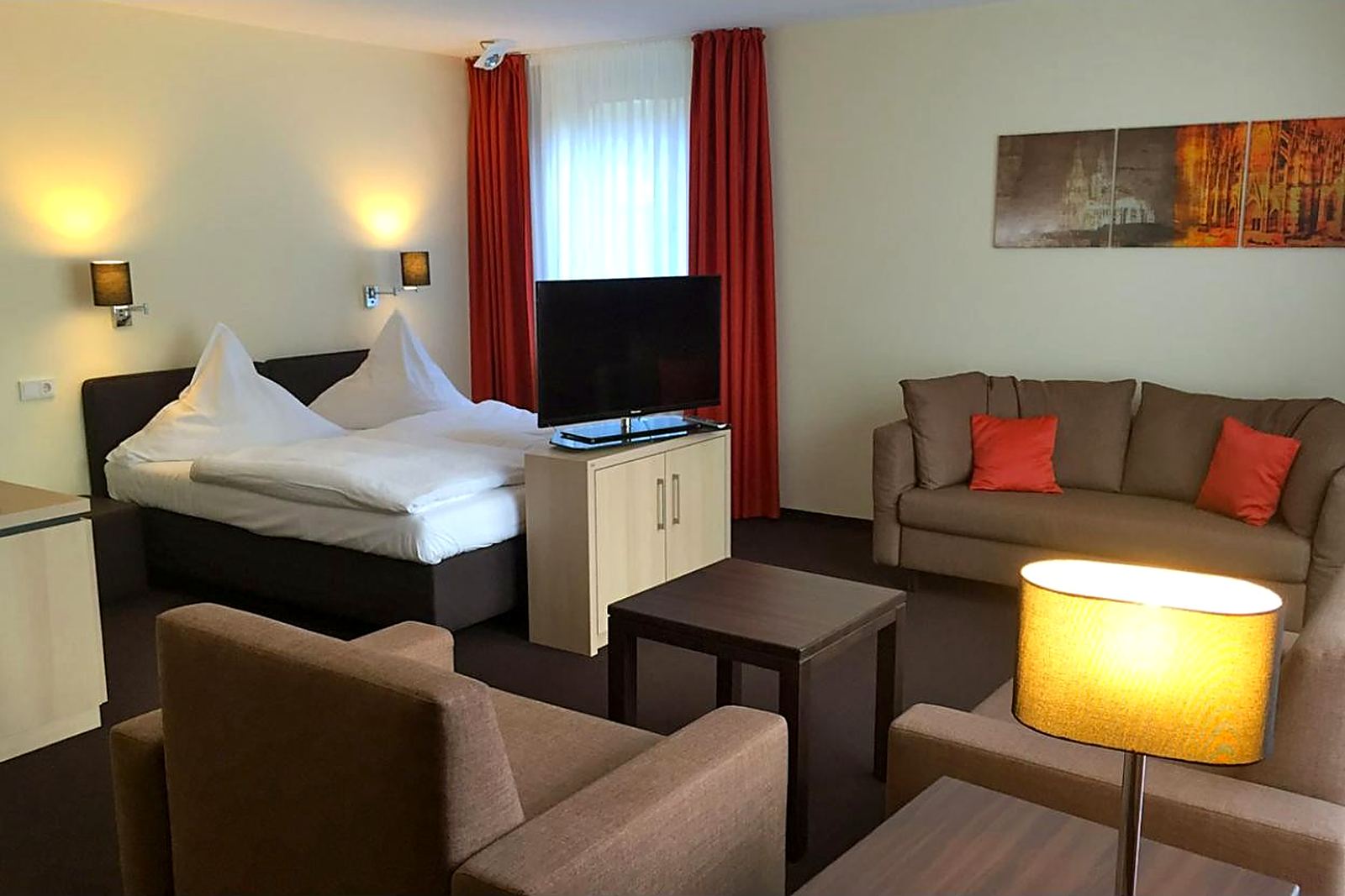 Suite mit getrenntem Wohnbereich
